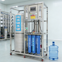Machine de traitement de l'eau autonettoyante OEM 500 L/h à 4 étapes avec pompe à fréquence variable pour usage commercial/hôtelier/restaurateur