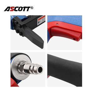ASCOTT 21GA <span class=keywords><strong>Grapadora</strong></span> Neumática de Madera de Punta Larga 8016, Clavadora Neumática Industrial y <span class=keywords><strong>para</strong></span> Bricolaje de Acero, Pistola de Grapas Finas <span class=keywords><strong>para</strong></span> Tapicería - Product Image 4