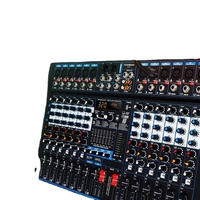 PB12 Console de mixage audio professionnelle 12 canaux pour scène, DJ, studio, système de sonorisation live de haute qualité BT USB