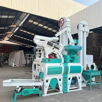 Agro In India 2-50TPD Moulin à riz à trémie vibrante double couche Machine à moudre le riz combiné pour le millet de riz