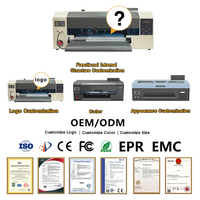 Imprimante DTF A3 Pro avec doubles têtes I1600 pour impression sur T-shirts, nouvelle machine automatique multicolore pour petites entreprises, garantie 3 ans