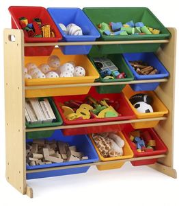 Niños juguete organizador y contenedores <span class=keywords><strong>de</strong></span> almacenamiento Natural/<span class=keywords><strong>primaria</strong></span> - Product Image 1