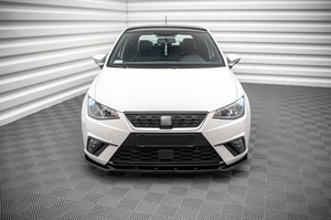 Personalización de Fábrica, Divisor de Parachoques Delantero para Automóvil en Negro Brillante ABS para Seat <span class=keywords><strong>Ibiza</strong></span> MK5 FR/Standard 2017 2018 <span class=keywords><strong>2019</strong></span> 2020 2021 - Product Image 6