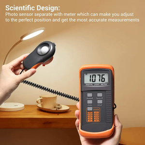 LX1330B dijital el Lux işık ölçer LCD parlaklık işık pil ölçümleri makine test aşınma test cihazı tekstil - Product Image 3