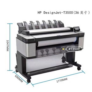 เครื่องพิมพ์ A0 รุ่น T3500 Scan Inkjet ขนาด 914 มม. ที่ผ่านการผลิตใหม่ มีสินค้าในสต็อก 3500 A0 Plotter T2500 T - Product Image 1