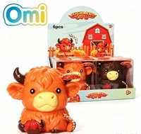 Jouet Squishy Vache des Highlands Géante Anti-Stress à Remontée Lente, Cadeau Doux et Populaire