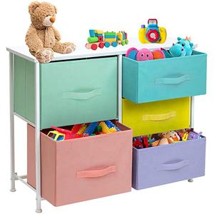 Haute qualité moderne <span class=keywords><strong>pas</strong></span> <span class=keywords><strong>cher</strong></span> salon chambre <span class=keywords><strong>coffre</strong></span> enfants <span class=keywords><strong>bois</strong></span> tissu 5 tiroirs commode, commode - Product Image 3