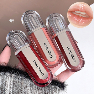 Brillo Labial Hidratante Sensible al Agua Gegebear Pure Desire Color Nude, para un Look de Niña, Aspecto Luminoso e Hidratado - Product Image 3