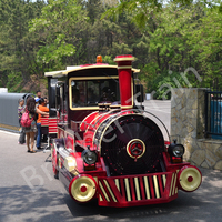 Train touristique sans rail pour adultes et enfants, train d'amusement électrique extérieur de haute qualité à vendre