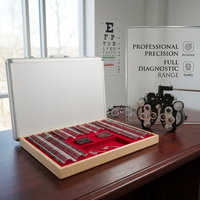 Optometry Equipment Best Selling 266 Pcs Metal Rim Trial Lens Set