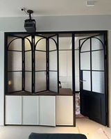 Ventana Insonorizada de Aluminio con Rejilla Francesa y Malla de Acero Inoxidable, Certificación ISO9001, Diseño Moderno para Sala de Estar y Villa