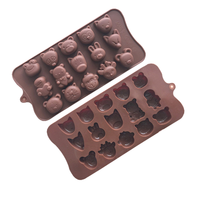 Moules à pâtisserie en silicone antiadhésifs écologiques de haute qualité, 15 cavités, forme carrée 3D, lavables au lave-vaisselle, marque ZT