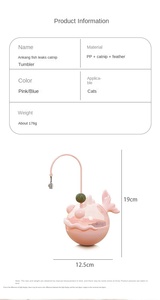 <span class=keywords><strong>Juguete</strong></span> Interactivo Multifuncional para Gatos con Diseño <span class=keywords><strong>de</strong></span> Vaso Relajante, Varita <span class=keywords><strong>de</strong></span> <span class=keywords><strong>Juguete</strong></span> para Gatos, Material HIPS TPR PS, Dispensador <span class=keywords><strong>de</strong></span> Comida, Rompecabezas <span class=keywords><strong>de</strong></span> Golosinas - Product Image 3