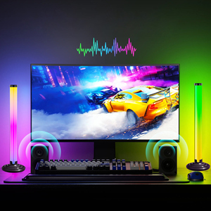 LED <b>Light</b> Bar, Music Sync RGB Colorful RGB LED PVC <b>Smart</b> Strip <b>Lights</b> USB 2pcs Ambient <b>Light</b> APP Control - Product Image 4