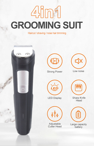 Cortadora de Pelo Profesional 4 en 1, Recortadora de Pelo Inalámbrica para <span class=keywords><strong>Hombre</strong></span>, Multifuncional, para Nariz y <span class=keywords><strong>Barba</strong></span>, Kit de Máquina Eléctrica para Cortar el Pelo - Product Image 2