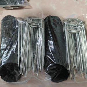 Style moderne 6 pouces 9 pouces paysage U forme clou agrafe à <span class=keywords><strong>gazon</strong></span> galvanisé à chaud <span class=keywords><strong>agrafes</strong></span> à <span class=keywords><strong>gazon</strong></span> en U galvanisé - Product Image 5