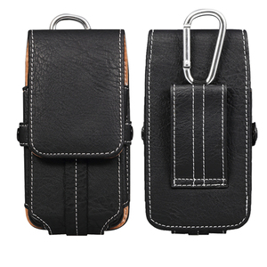 Funda de Cuero Genuino con Clip para Cinturón para iPhone 17 Pro <span class=keywords><strong>Max</strong></span>, Funda para Galaxy S26 Ultra, Xiaomi, <span class=keywords><strong>Moto</strong></span> LM156 - Product Image 2