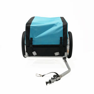 Remorque de vélo multifonctionnelle, <span class=keywords><strong>chariot</strong></span> à bagages portable pour vélo, grand espace de rangement, installation facile pour le cyclisme et le shopping - Product Image 2