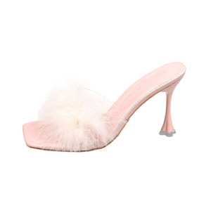 Nuovo Stile <span class=keywords><strong>di</strong></span> <span class=keywords><strong>Tacchi</strong></span> Alti da Donna con Punta Aperta, Tacco Sottile e Punta Quadrata, Molto Popolari in Europa e negli Stati Uniti - Product Image 6