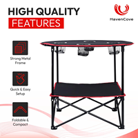 Table pliante portable pour pique-nique, hôtel, camping – Design moderne durable, légère, en acier inoxydable et fer, idéale pour salle de sport, cuisine, extérieur