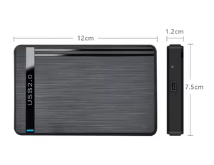 Carcasa de disco duro de 2,5 pulgadas barata y popular, compatible con HDD/SSD de 9,5 mm como máximo, carcasa de disco duro exte - Product Image 6