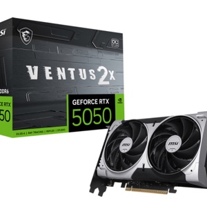 2025การ์ดจอ Geforce RTX 5050 8G Ventus 2X OC พัดลมกราฟิกการ์ดพร้อมแกน PCLE5.0และ2560สำหรับเกมเดสก์ท็อป - Product Image 1