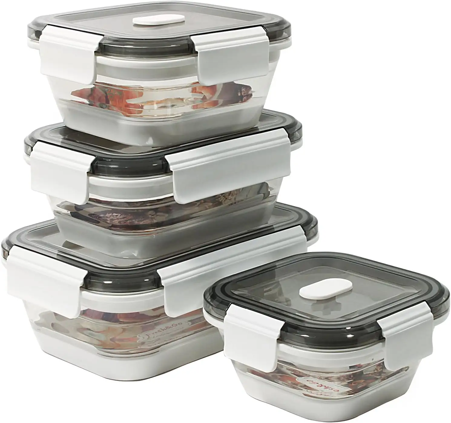 حاويات تخزين طعام من السيليكون موفرة للمساحة صندوق غداء بينتو شفاف قابل للطي وعاء مطبخ للتخييم