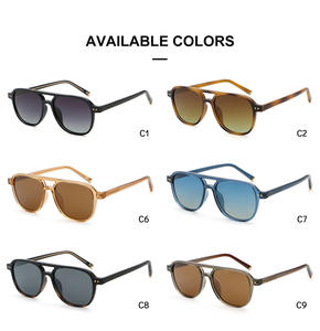 Lunettes de soleil polarisées à monture carrée intégrale avec protection UV, design léger, couleur verte, pour unisexe, utilisation en extérieur - Product Image 6