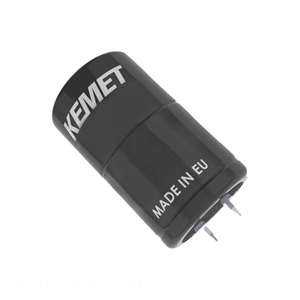 Condensateur ALA7DE471DC400, Distributeur Autorisé, CAP ALUM 470UF 20% 400V SNAP TH 470 uF, à montage traversant - Product Image 1