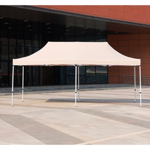 Parasole riparo pioggia portatile Gazebo tende riparo istantaneo tettoia in metallo a baldacchino triangolo tetto 10Ft <span class=keywords><strong>X</strong></span> 15Ft tenda tendone - Product Image 1