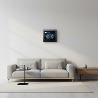 YUSHUN YC717-01FD Touch-LCD-Bildschirm Fenstersteuerung mit LED-Beleuchtung ABS & Glas Kabelgebunden