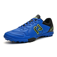 Chaussures de football en vente directe d'usine, crampons de football printemps/automne, tige en mesh, semelle intermédiaire en caoutchouc, crampons durables unisexes