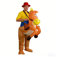 Costumes gonflables de cheval amusants et colorés pour fêtes et carnavals, commande en gros, livraison rapide, mascottes géantes promotionnelles pour la marque