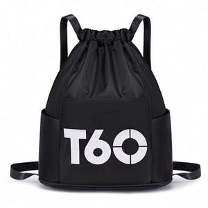 Custom Logo <b>Drawstring</b> Basketball <b>Backpack</b> Sport Bag <b>Backpack</b> Waterproof Fitness Bag for Men and Women - Product Image 1