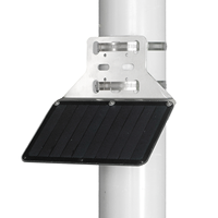 Panneau solaire monocristallin miniature personnalisé 5W 10W de petite taille 5V 6V avec supports de montage sur poteau et adhésifs pour module solaire photovoltaïque pour appareil IoT