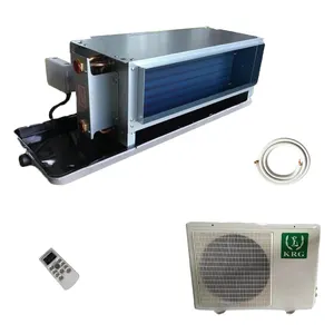 air cooled package air conditioner vrf vrv 18000btu 1.5ton 2hp 5000w ducted fan coil unit 220v 318v 440v China manufactured