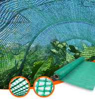 Filet d'ombrage agricole pliable toutes saisons robuste en HDPE stabilisé anti-UV, rouleau écologique, taux d'ombrage 30%-95%
