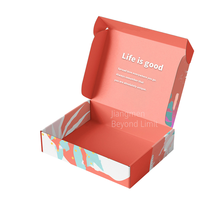 Boîte en carton personnalisée, boîte d'emballage en papier, grande boîte cadeau avec poignée