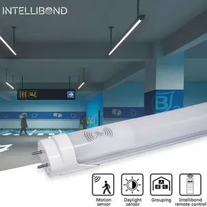 Tubo de luz Led T8 de 120cm y 4 pies, accesorio de oficina, 18W I, lámpara de tubo con control remoto