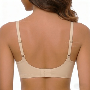 <span class=keywords><strong>Reggiseno</strong></span> in gel senza cuciture stile europeo-americano da donna, scollo a V, in pizzo, convertibile, tinta unita, estivo, nude, confortevole, invisibile, con effetto lifting, senza ferretto - Product Image 3