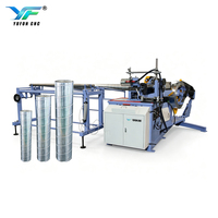 Machine automatique de formage de conduits spirale haute vitesse pour la production de conduits ronds en acier galvanisé pour usines de ventilation CVC