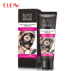 Eliminación de espinillas Mascarilla facial Black Peel Off Mask Control de aceite Reducción de poros Mascarilla de barro negro - Product Image 4