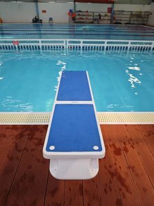 Material de acero y vidrio duradero, tablero de agua antideslizante para <span class=keywords><strong>piscina</strong></span>, trampolín especial para accesorios de entrenamiento de competición - Product Image 3
