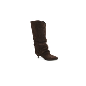 Bottines en <span class=keywords><strong>daim</strong></span> pour femmes - Bottines à bout pointu et talon kitten style western pour l'automne et l'hiver - Product Image 5