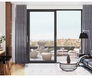 REDOAKパーティションスライディングドアキッチンリビングルームスライディングガラスドアパーゴラアルミニウム引き戸キット - Product Image 5