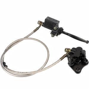 Accessoires pour moto tout-terrain, ensemble de <span class=keywords><strong>frein</strong></span> hydraulique <span class=keywords><strong>avant</strong></span>, <span class=keywords><strong>cylindre</strong></span> maître supérieur, étrier inférieur pour <span class=keywords><strong>50cc</strong></span> 110cc 125cc 140cc - Product Image 1