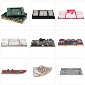 Customized Exquisite Cartoon Style <b>Ring</b> Base <b>Necklace</b> Tray for <b>Ring</b> Pendant <b>Necklace</b> Display Jewelry Display Set - Product Image 5