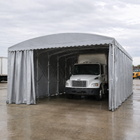 Tenda a baldacchino retrattile in PVC resistente, singola, impermeabile, mobile, per esterni, a spinta e trazione, quattro stagioni, 10x15M, per campo da basket