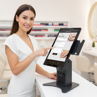 Terminal de gestión de inventario de almacén con autoservicio automatizado, montaje en suelo, monitoreo remoto, con impresora/escáner