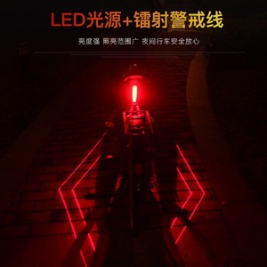 Spider-Man Bicycle Laser Taillight Red USB Rechargeable Flash Mode IpX4 Waterproof Night Riding Warning Light - Product Image 1